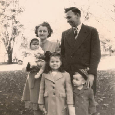 Old family photo, Grandpa, Grandma