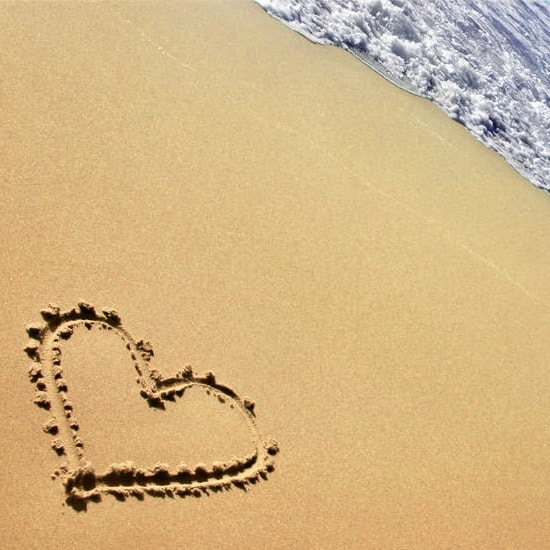 Love heart beach Ben Heine